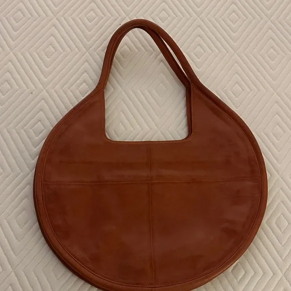 Anthropologie Tan Leather Shoulder Bag - Picture 2 of 8